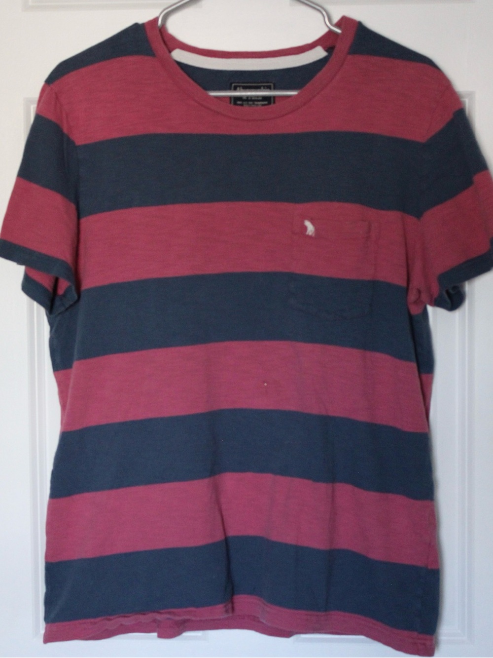 ABERCROMBIE & FITCH vintage y2k 2000s men's striped t-shirt